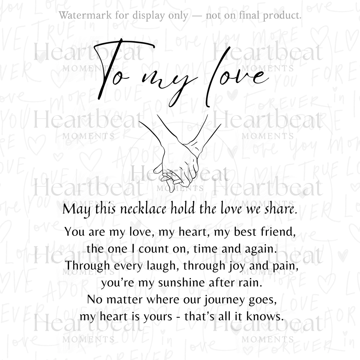 Personalized Cross with Cuban Link Chain for Him – A Meaningful Romantic Gift of Love | Stainless Steel or 18k Yellow Gold Finish with loving message.
